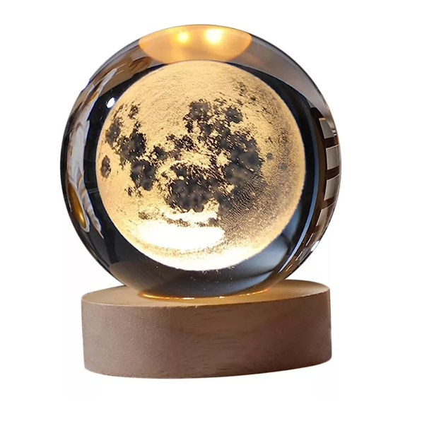 Lampara De Noche Led 3D "Luna"