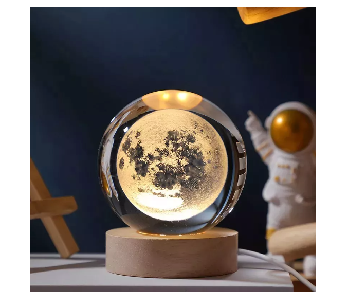 Lampara De Noche Led 3D "Luna"