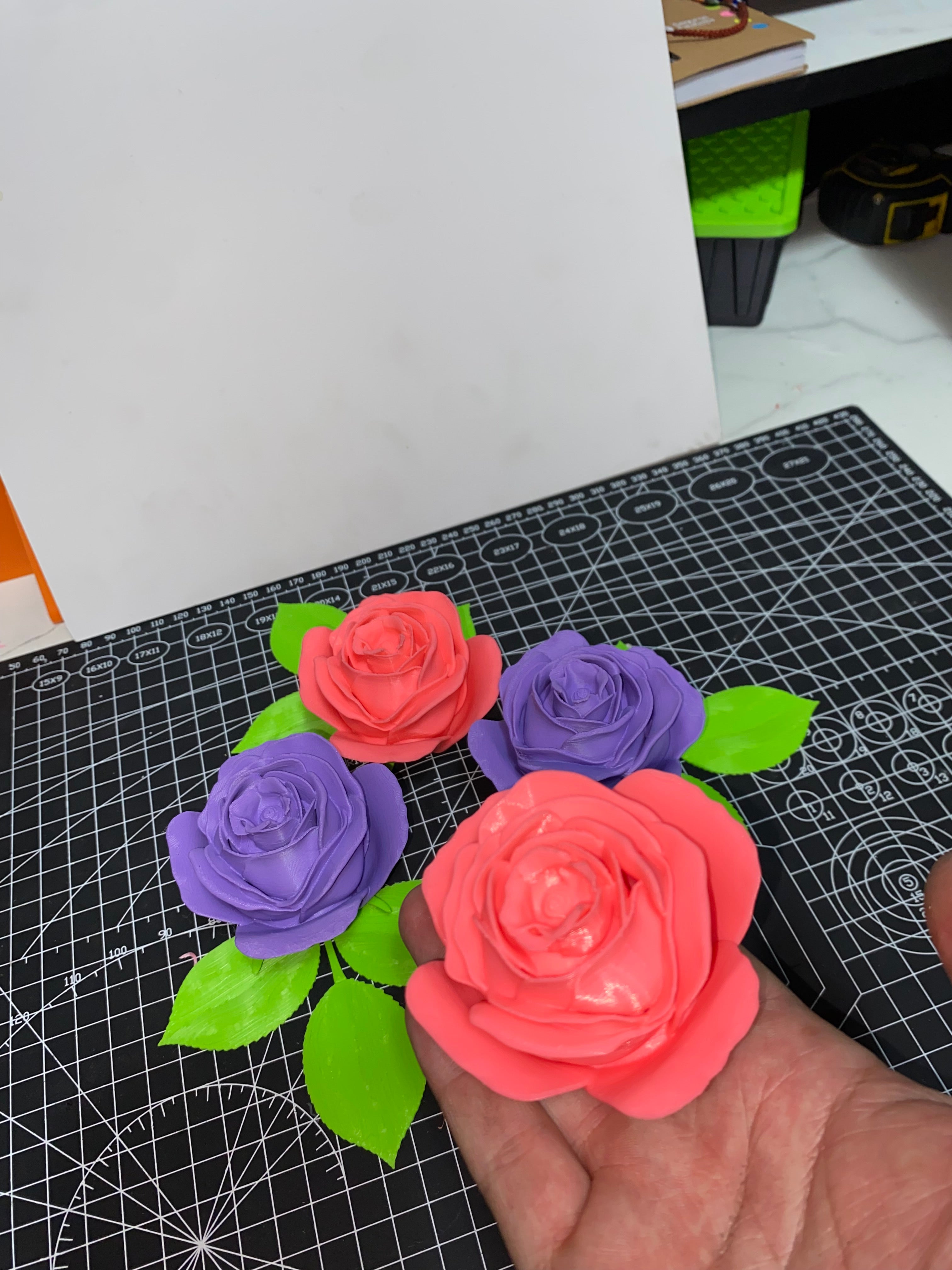 flor eterna tipo rosa