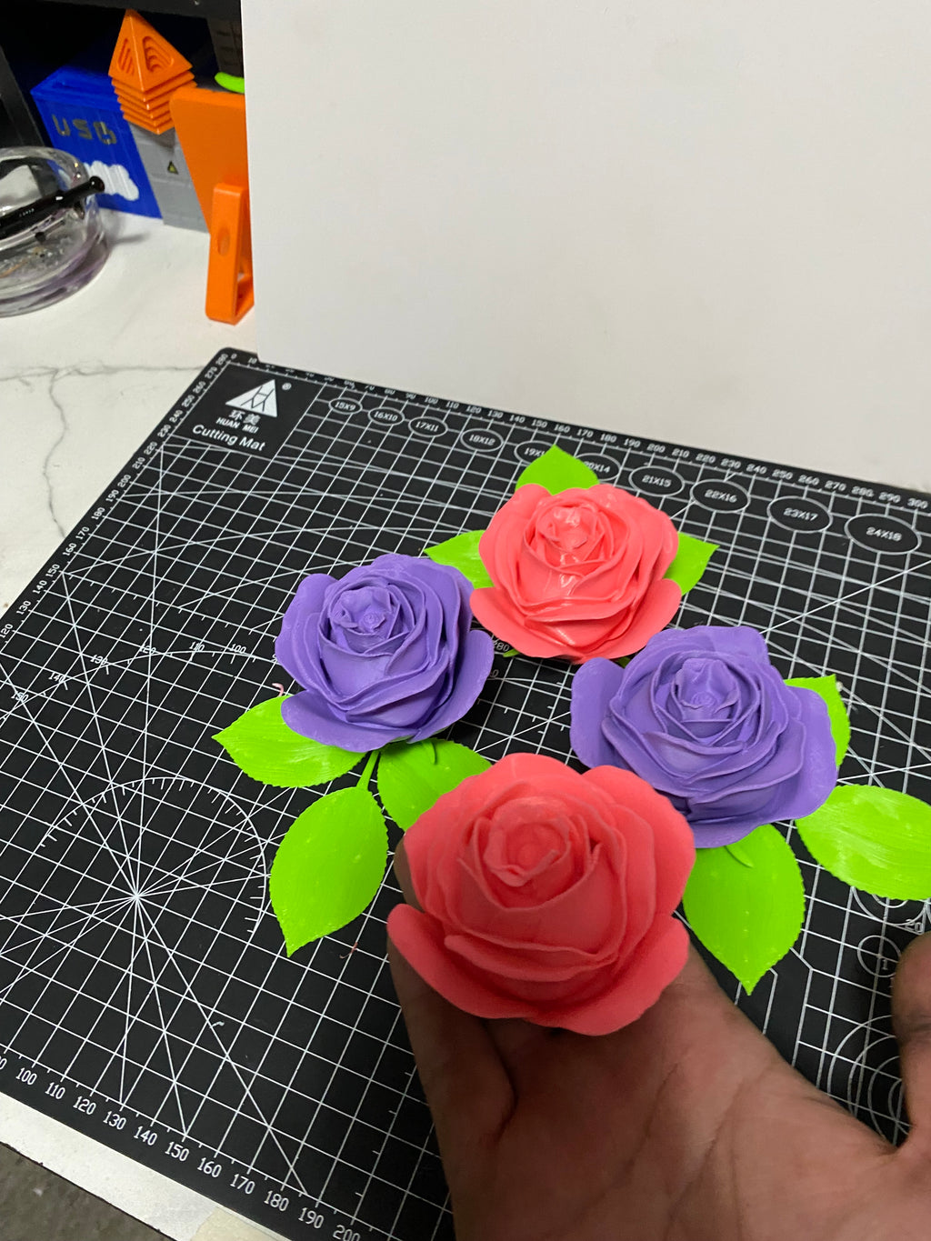 flor eterna tipo rosa