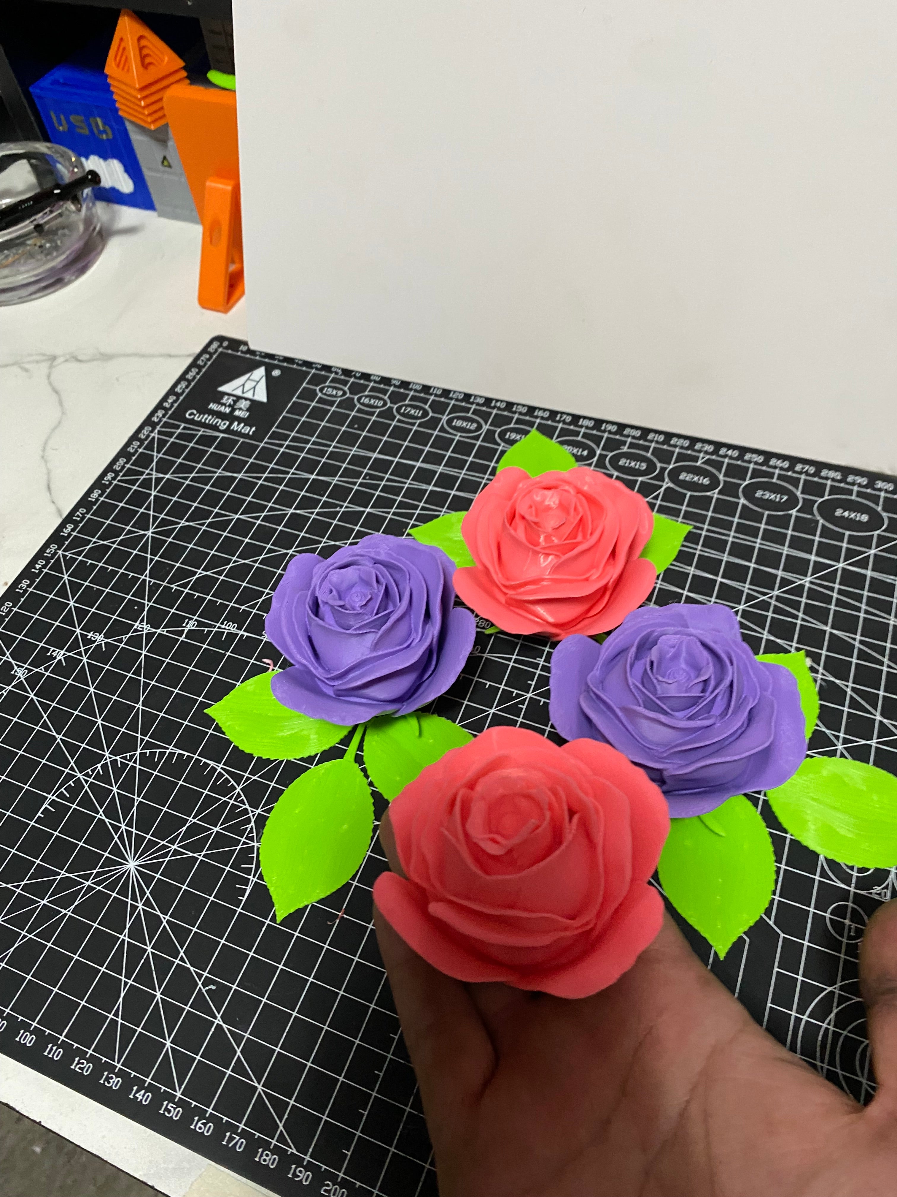 flor eterna tipo rosa